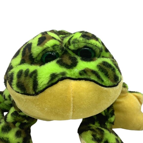 Ganz Webkinz HM114 Bullfrog Plush Stuffed Animal Toy 8" Leopard NO CODE - Picture 2 of 8
